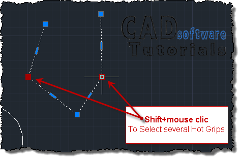 autocad-keyboard-shortcuts-Several-hot-grips